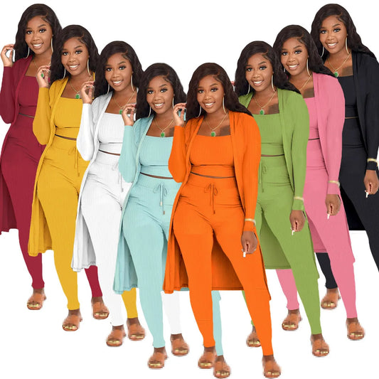 3 piece set women outfits three piece set pants sets fall outfits for women tracksuits sweatsuits  serye