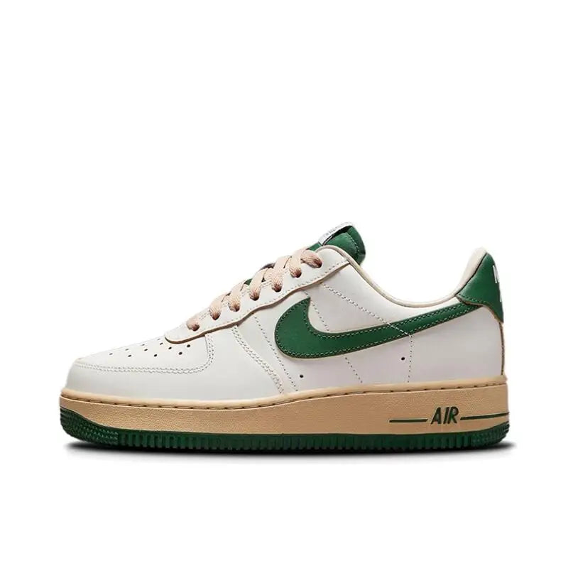 Nike Air Force 1 Low Men's and Women's Board Shoes Are Non Slip, Durable, Comfortable, Lightweight, Low Cut, Purple Yellow fr