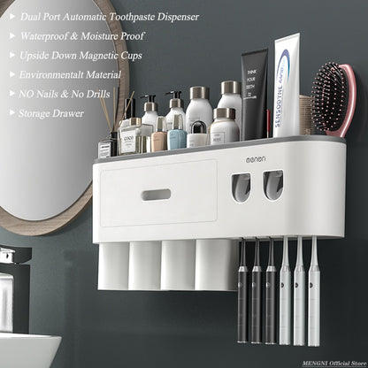 Toothpaste Squeezer Storage Rack Bathroom Accessories