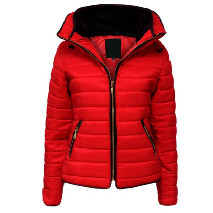 Women'S Winter Jacket Thick Warm Collar Women Fashion Bubble Coat Womens Jacket Padded kash