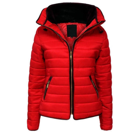 Women'S Winter Jacket Thick Warm Collar Women Fashion Bubble Coat Womens Jacket Padded kash