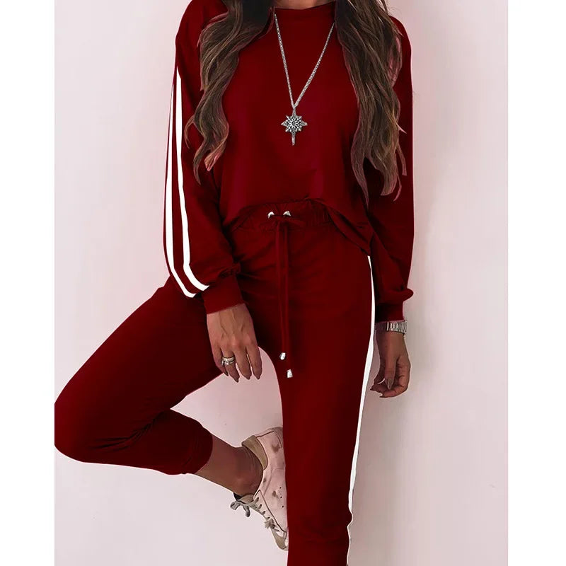 Women's Fashion Loose-Fit Long Sleeve Casual jaderilu