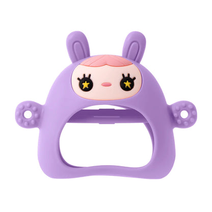 New Arrival Silicone Teether Baby Items Newborn Molars Bracelet Cartoon Animal Teething Infant Chewing Toy Baby Accessories fsil