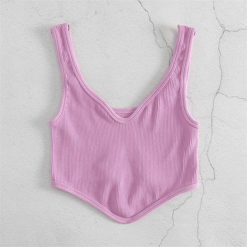 Seamless Sports Crop Top Women Fitness Yoga Tank Tops Female Gym Vest Cheap Wholesale Women Clothes New asu