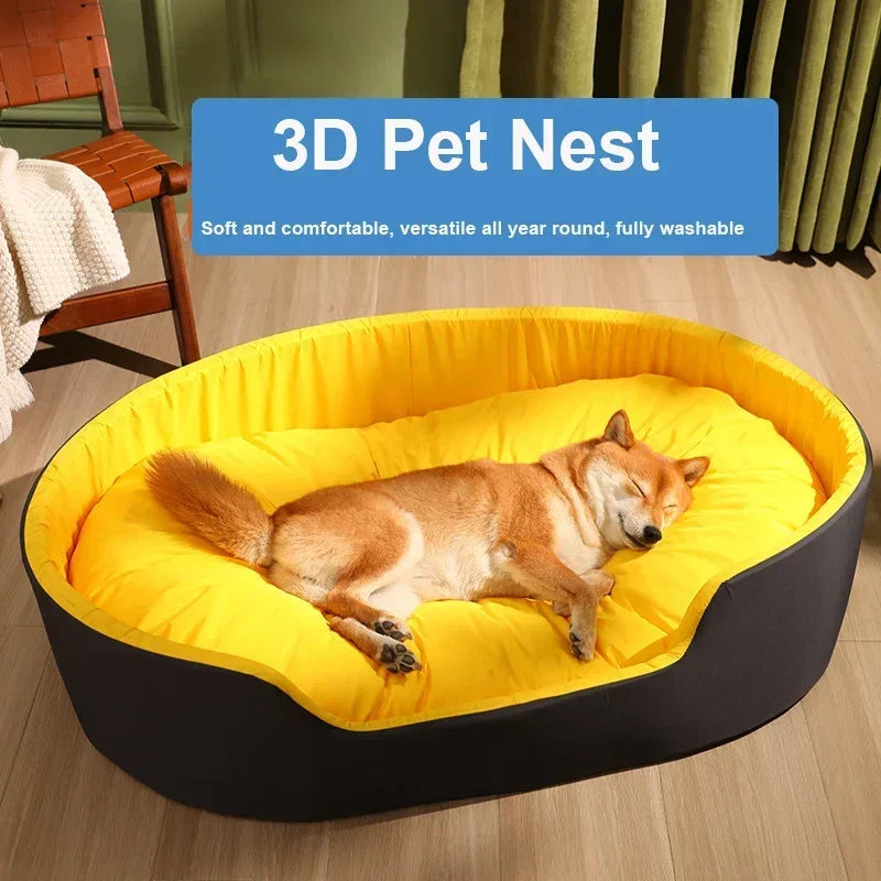 Pet Dog Bed Four Seasons Universal Big Size Extra Large Dogs House Sofa Kennel Soft Pet Dog Cat Warm Bed S-XL Pet Accessories asu