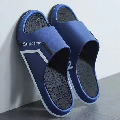 Slippers men  indoor  outdoor  anti-slip deodorant soft-soled wear-resistant sandals and slippers men Personalized deodorization