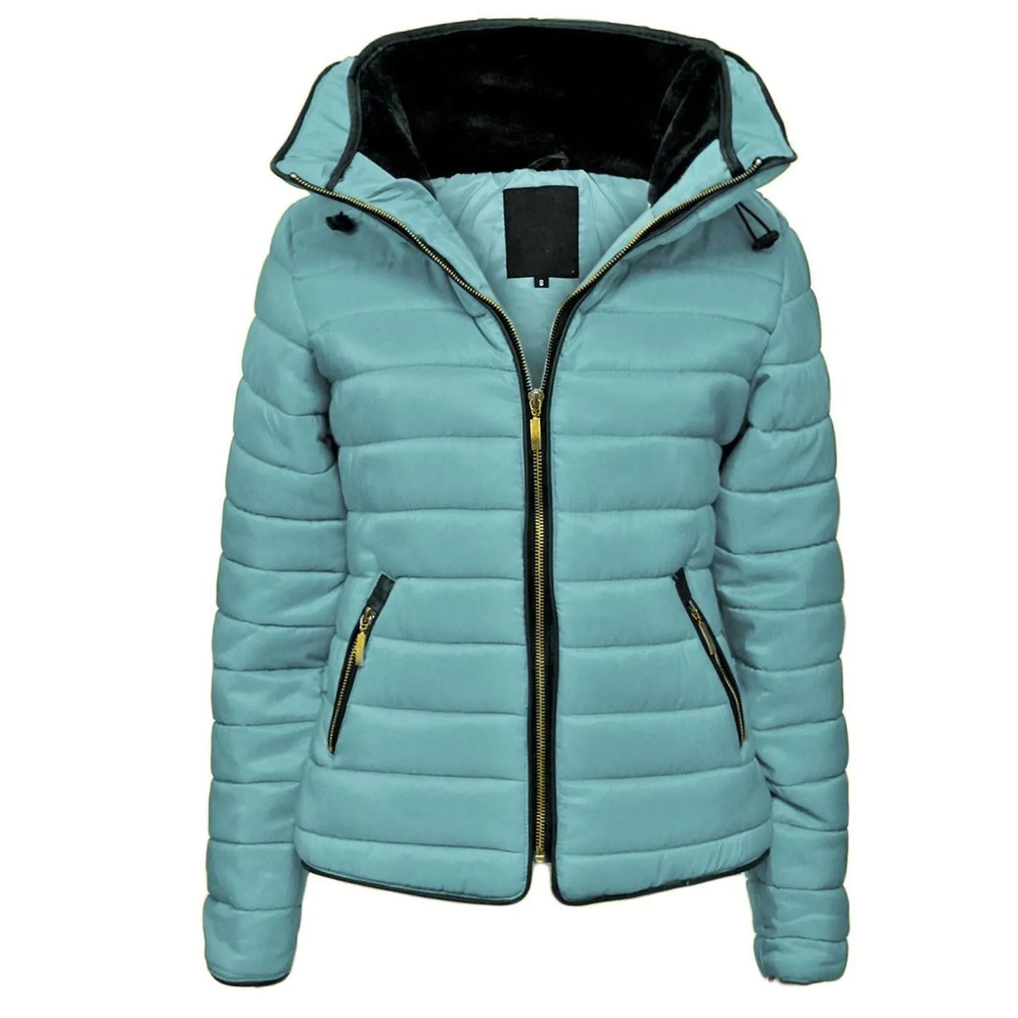 Women'S Winter Jacket Thick Warm Collar Women Fashion Bubble Coat Womens Jacket Padded kash