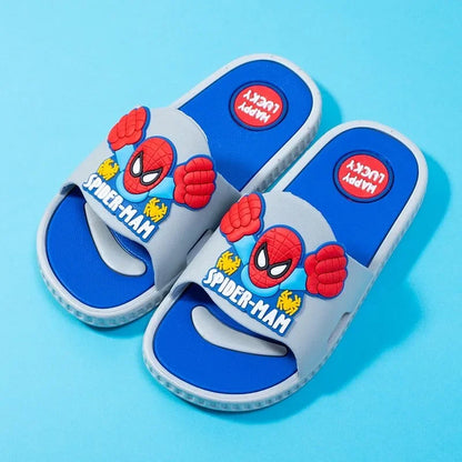 Disney Children's Slippers Cartoon Boys' Summer Home Shoes Boys Sandals Waterproof Anti-slip Kids Garden Shoes djam