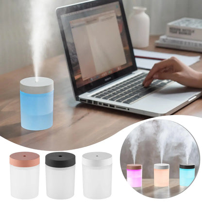 Colorful Mini Cup Humidifier Car Colorful Small USB Charging Lamp Water Replenishment Air Humidifiers Purifier