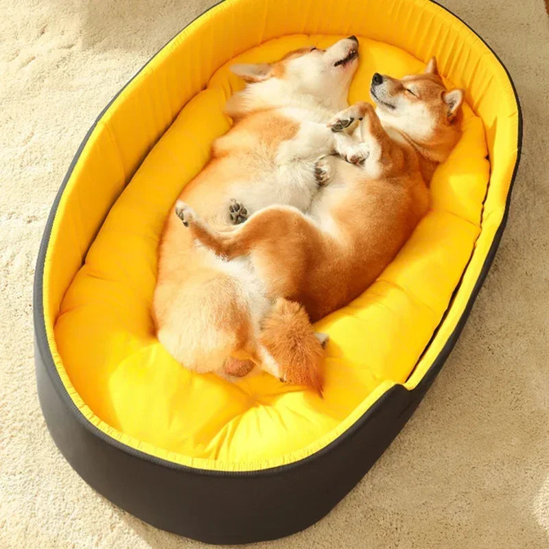 Pet Dog Bed Four Seasons Universal Big Size Extra Large Dogs House Sofa Kennel Soft Pet Dog Cat Warm Bed S-XL Pet Accessories asu