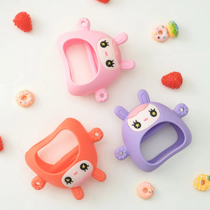 New Arrival Silicone Teether Baby Items Newborn Molars Bracelet Cartoon Animal Teething Infant Chewing Toy Baby Accessories fsil