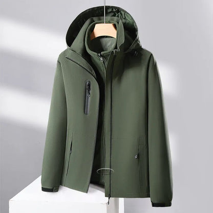 Winter Three-in-one Jacket with Electric Heating and Removable Sports Jacket To Prevent Cold and Rain Heated and Warm women's Jacket