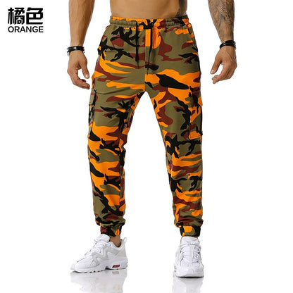 Men's Camo Casual Pants Drawstring Sports Jogging Pants Cargo Pants Sports Streetwear gümrüksüz kargosuz vergisiz ürünler mmm