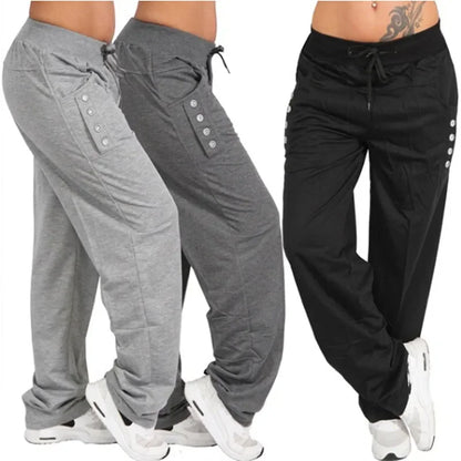 Black Gray Pantalones Mujer Pantalon Femme Jogger Trousers Plus Size Women Leggings jòg