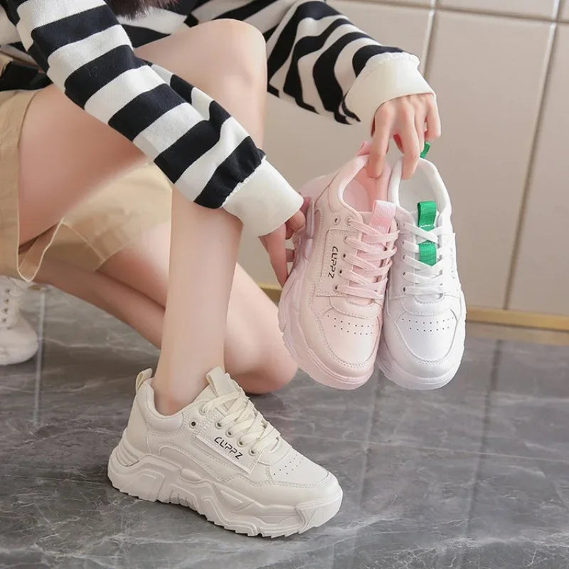 Casual Sports Shoes Women Fashion Soft Bottom  New Breathable  for Women All-match Thick-soled Sneakers Fashion Casual Shoes fem