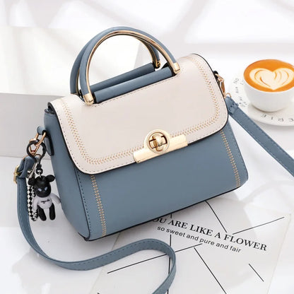 2024 New Lock Flap Small Women Handbags Leisure Shoulder Bag br