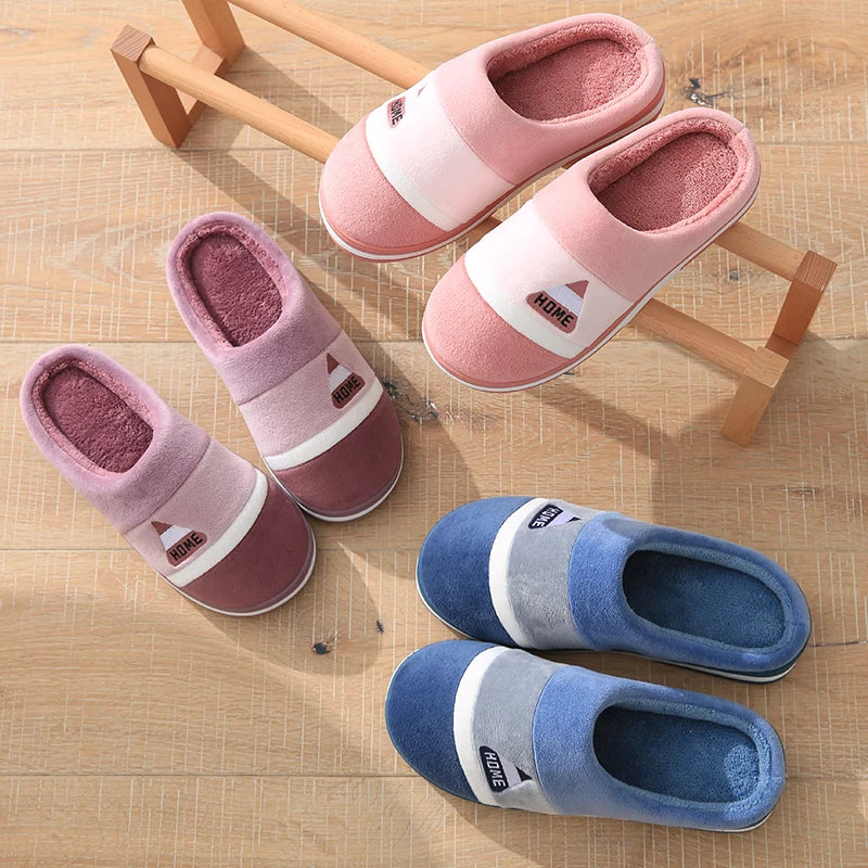 Winter Footwear Flat New Summer Women Indoor Home  Non Slip Versatile House Shoes Warm Plush Cotton Slippers 7