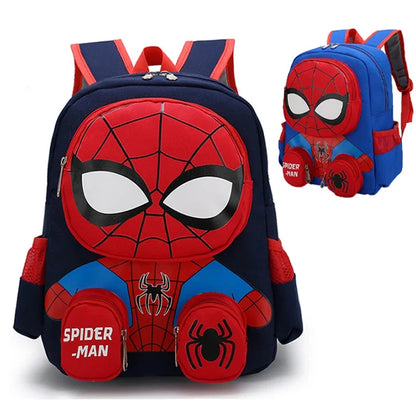 Backpacks Super Heroes Student School Bag Cartoon 3d Stereo Kindergarten Backpack Children's Travel Bag Gift