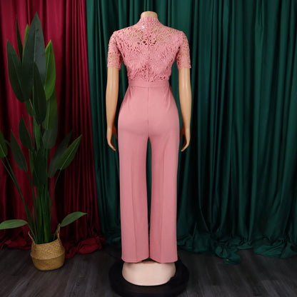 Elegant Jumpsuits  Waisted Luxury Birthday Party Dinner Outfit jari