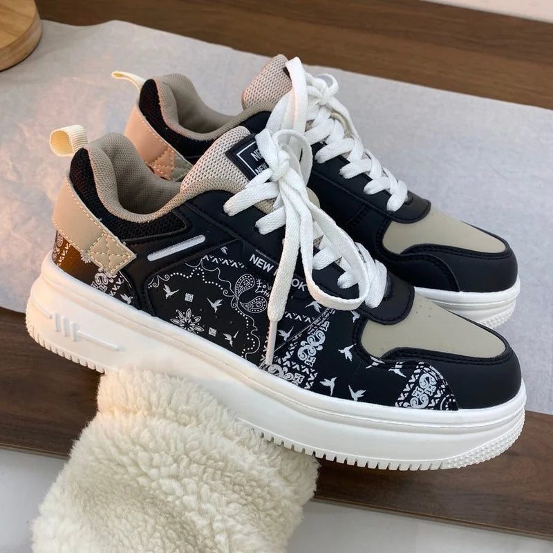 Fashion Women Canvas Shoes Casual  Vulcanize Sneakers Breathable Sport Walking Running Spring Platform Flats kawaii shoes fem