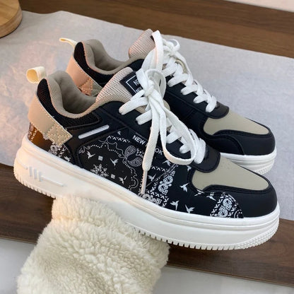 Fashion Women Canvas Shoes Casual  Vulcanize Sneakers Breathable Sport Walking Running Spring Platform Flats kawaii shoes fem