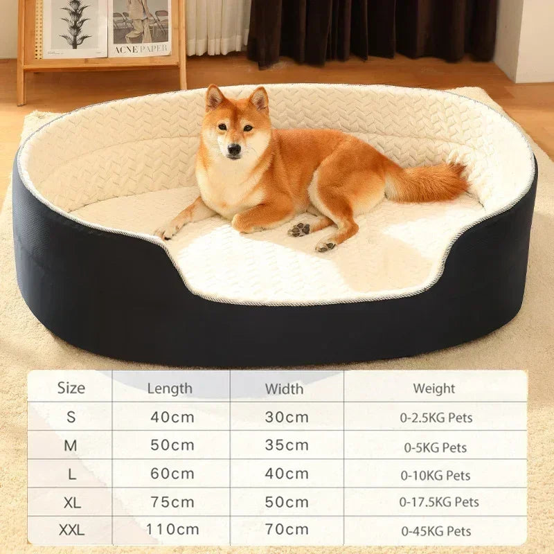 Pet Dog Bed Four Seasons Universal Big Size Extra Large Dogs House Sofa Kennel Soft Pet Dog Cat Warm Bed S-XL Pet Accessories asu