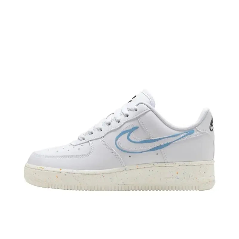 Nike Air Force 1 LOW Men's and Women's Board Shoes Are Non Slip, Durable, Comfortable, Lightweight, Brown fr