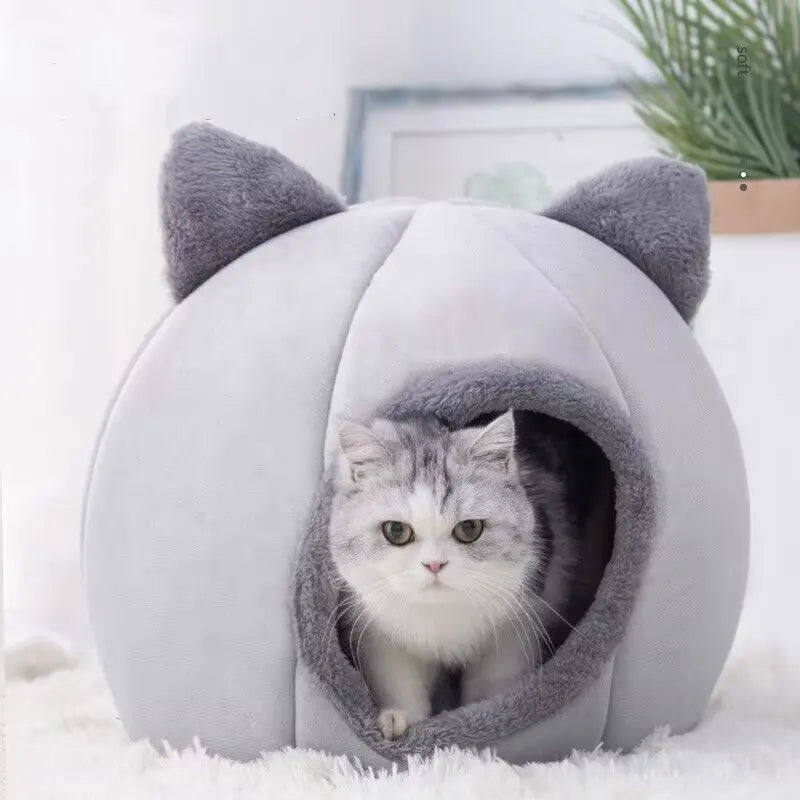 2025 NEWCat House Cat Bed Pet Bed Soft Whole Washable Winter Pet Cushion Pet Cushion Cat Dog Rabbit Bed fsil