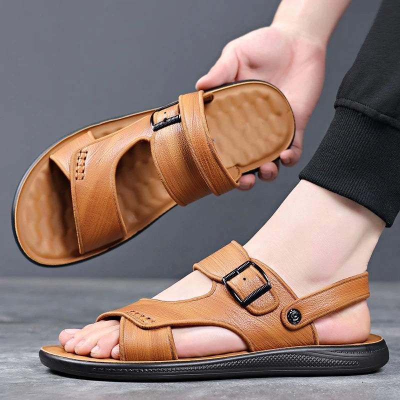 Men's outdoor home use, quick-drying, breathable, casual trend, fashion, beach shoes, sandals, sandals 7