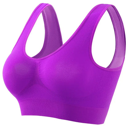 Seamless Bras For Women Push Up Sports Tops Female Breathable Brassiere No Pads Bra Crop Top Solid Sexy Lingerie  asu