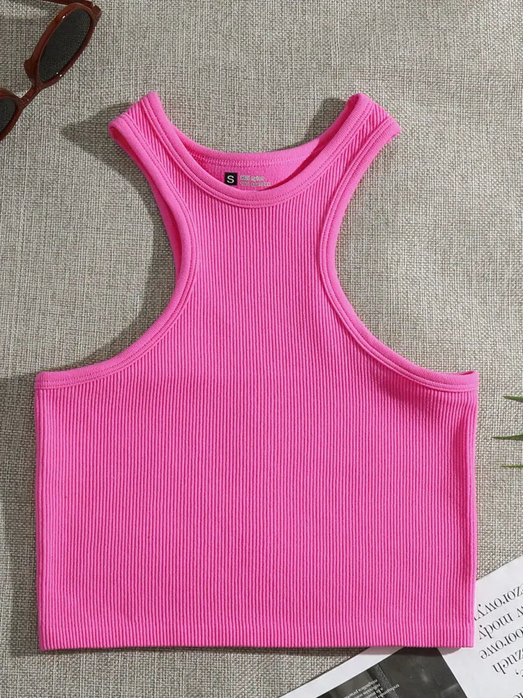 Seamless Sports Crop Top Women Fitness Yoga Tank Tops Female Gym Vest Cheap Wholesale Women Clothes New asu