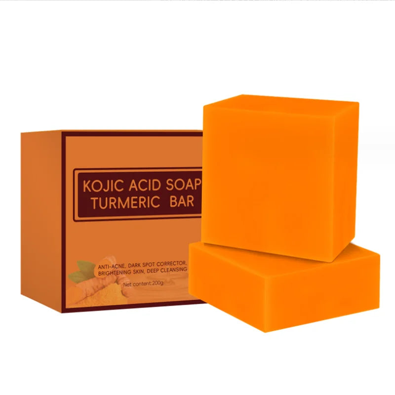 100G Kojic Acid Soap Kit Facial Cleaning Pores Dirt Acne Blackhead Anti-Acne Remove Deep Cleaning Oil Control Whitening Skin