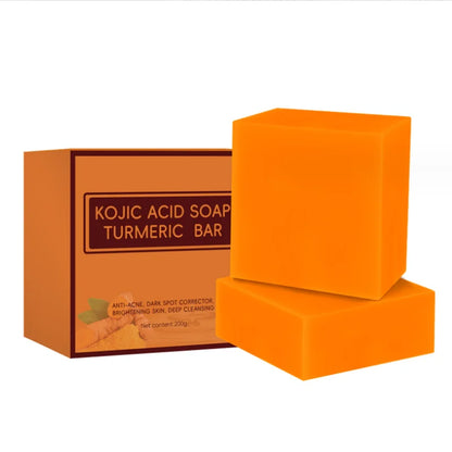 100G Kojic Acid Soap Kit Facial Cleaning Pores Dirt Acne Blackhead Anti-Acne Remove Deep Cleaning Oil Control Whitening Skin