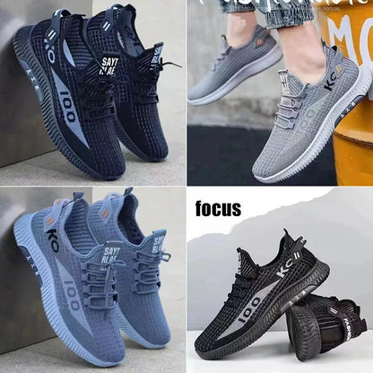 Casual Shoes Men's Breathable Mesh Sports Shoes Comfortable Trend of Hundred and One