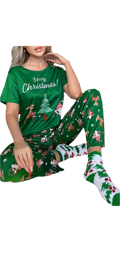 New Christmas sets Long Sleeved Pajamas 2024