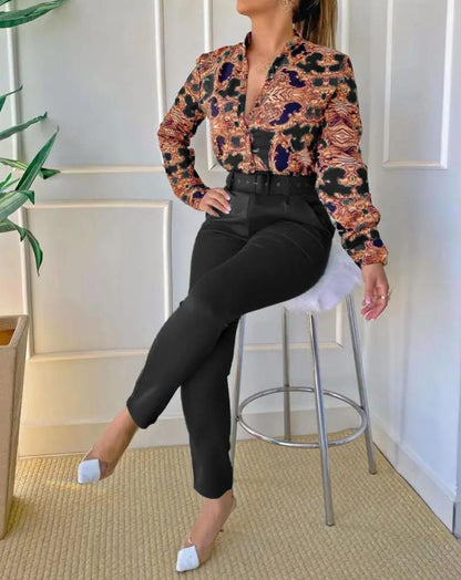 Elegant Office Wear Two Piece Sets