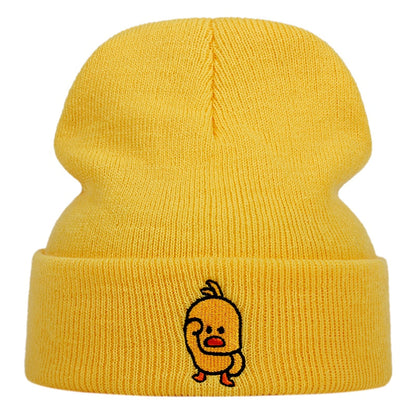 Casual Little Yellow Duck Beanie kodez