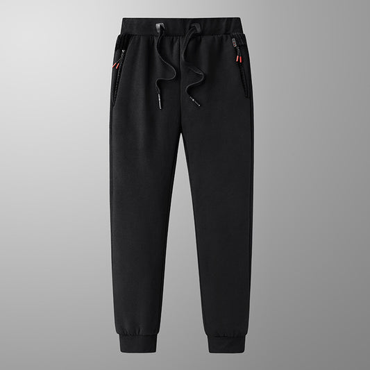 Plus Size Thick Track Pants Men's Lambswool kpk