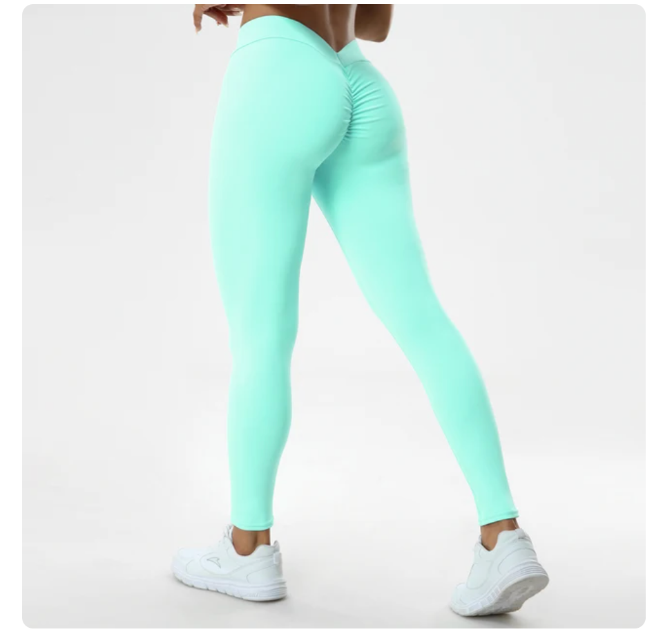 Sexy V Butt Push Up Fitness High Waist Pants kay