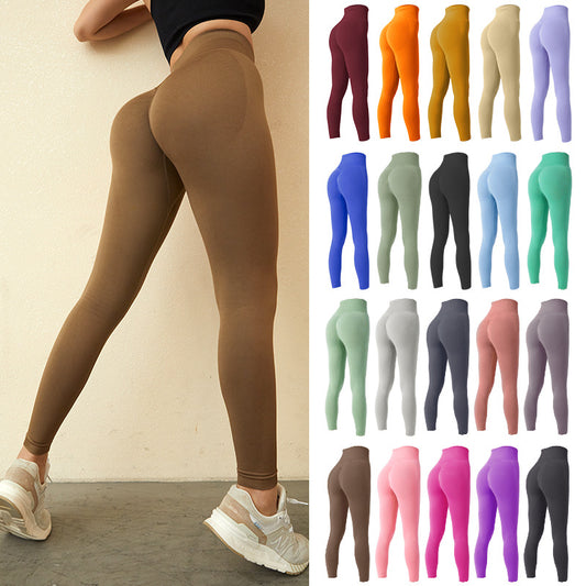 Seamless Leggings Yoga Pants Tummy Control Workout Running Yoga Leggings For Women 7