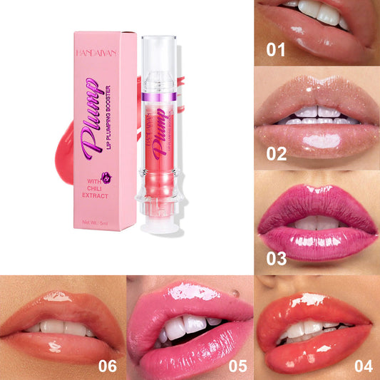 New Tube Lip Rich Lip Color Slightly Spicy Lip Honey Lip Glass Mirror Face Lip Mirror Liquid Lipstick