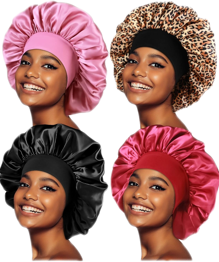 New Silk Sleeping Cap Night Hat Head Cover Bonnet Satin Cheveux Nuit For Curly Hair Care Women Beauty Maintenance Designer