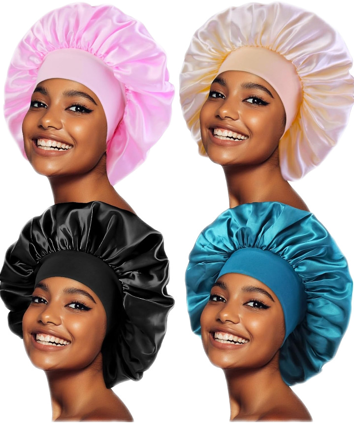 New Silk Sleeping Cap Night Hat Head Cover Bonnet Satin Cheveux Nuit For Curly Hair Care Women Beauty Maintenance Designer