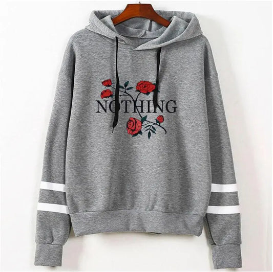 Women Rose hoodies Sweatshirts