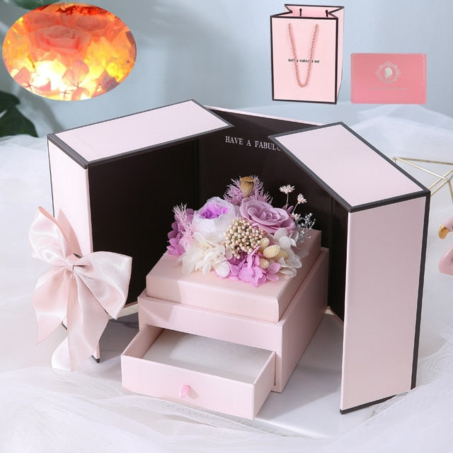 Eternal Rose Flower Gift Box kado