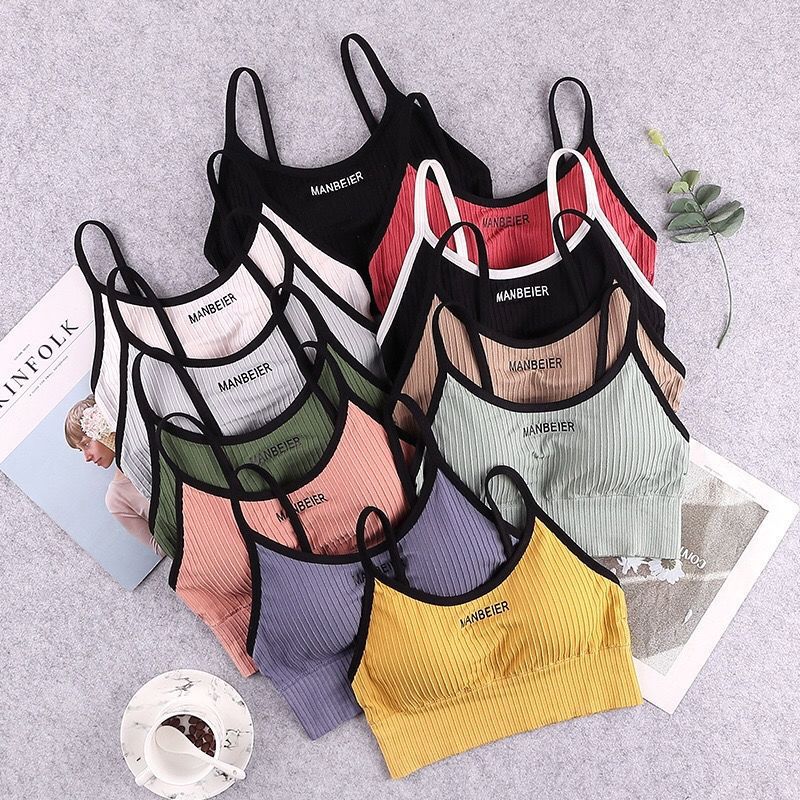 New Sports Bra For Women Gym Sexy Crop Top Bra Women Cotton Underwear Soft Comfort Tube Tops Female Brassiere Tops For Girls