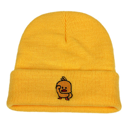 Casual Little Yellow Duck Beanie kodez