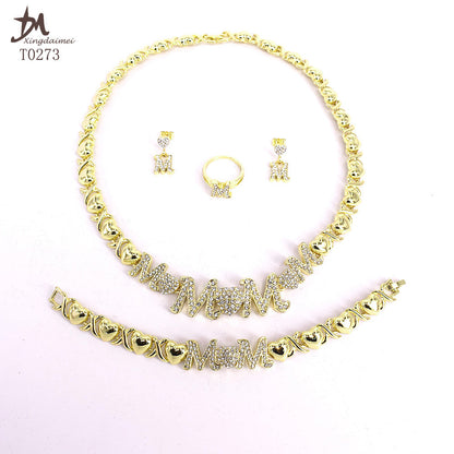 Gold-Plated Jewelry Set