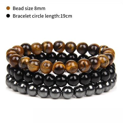 3Pcs/set Natural Stone Bracelet